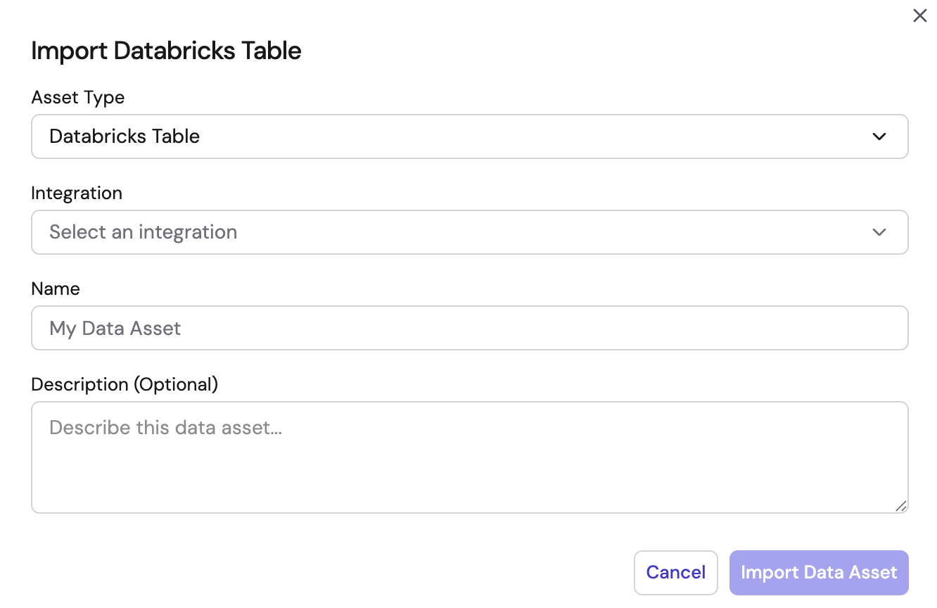 Create Databricks Table