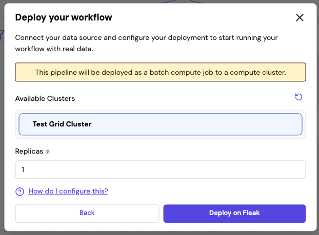 Configure cluster and replicas